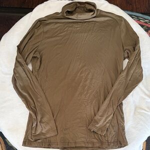 Herou Silky Women's Olive Green Turtleneck